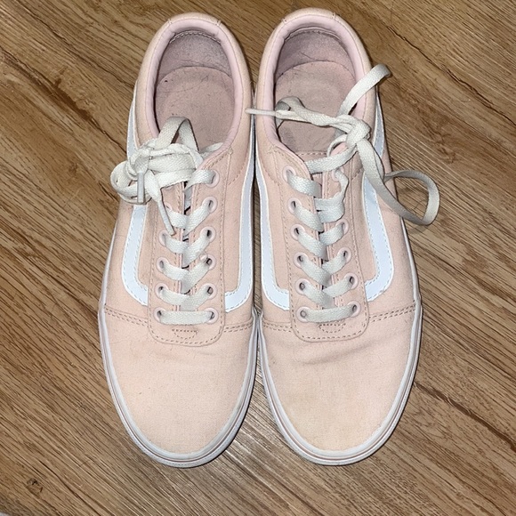 Women’s Baby Pink Old School Vans - Picture 2 of 3